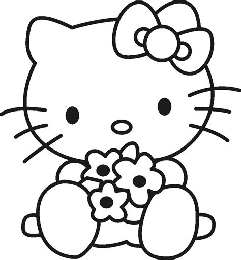 Hello Kitty Alphabet 1 Coloring Pages Hello Kitty Col