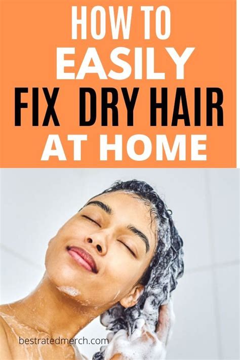 Your hair dries faster at the ends than anywhere else. How to Easily Fix Dry Damaged Hair at Home | Hair masks ...
