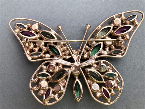 Weiss S Butterfly Brooch Jewels Past Vintage Designer Jewellery