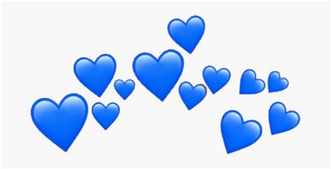 Blue Cute Aesthetic Blueaesthetic Heart Hearts