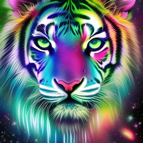 Neon Tiger By Ladyaly On Deviantart