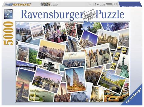 I singoli pezzi si incastrano perfettamente. Ravensburger Puzzle, 5000 Teile, »New York - the City ...