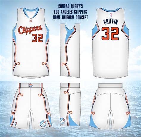 The redesign of 2015 introduced a new logo concept. Uni Watch - Los Angeles Clippers uniform redesign results
