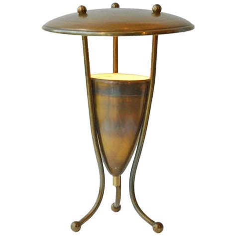 S French Brass Table Lamp On Tripod Legs For Sale At Stdibs