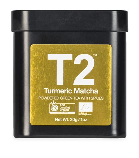 T2 Turmeric Matcha Powdered Green Tea 30g Harrods Uk