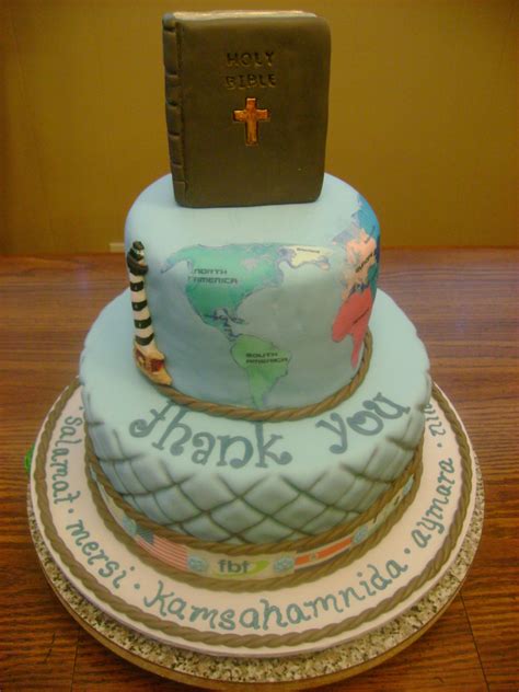 Chop off the top to turn it into a lid that, when perched slightly askew, reveals a cadaver has escaped, with a just. Pastor Appreciation Cake - CakeCentral.com