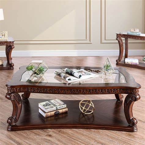 Furniture Of America Walworth Traditional Coffee Table Dream Home