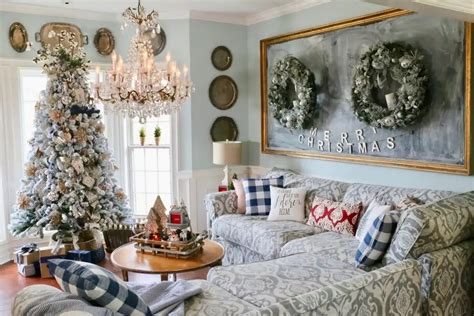 Christmas Home Tour Blog Hop A Cozy Christmas Living Room Cutertudor