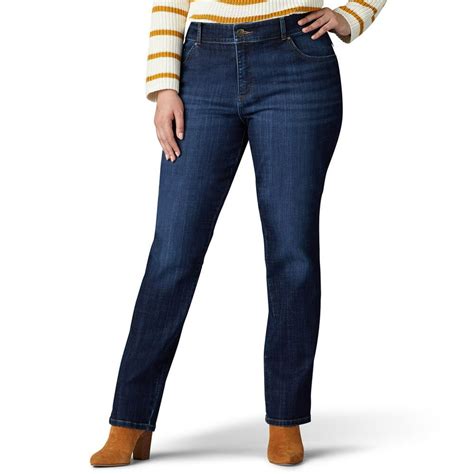 Lee Plus Size Lee Relaxed Fit Straight Leg Jeans Bewitched