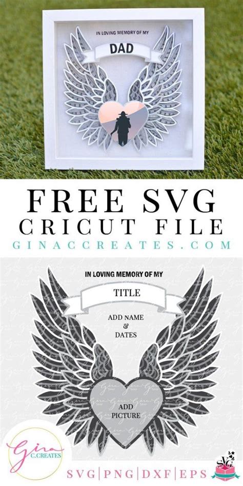 Download 3D Memorial Angel Wings Free SVG and Tutorial | Cricut ...