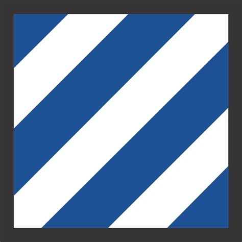 Army 3rd Infantry Division Patch Vinyl Transfer Decal