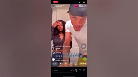 Toosii And Girlfriend Lexis Makiah On Live 32420 Youtube