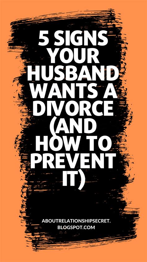 5 signs your husband wants a divorce and how to prevent it