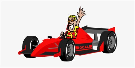 Cartoon Race Car Clip Art Eskay Race Car Driver Clipart 600x337 Png