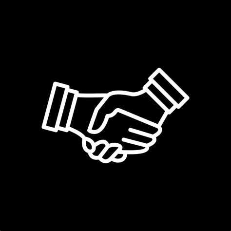 Handshake Vector Icon Design 20608654 Vector Art At Vecteezy