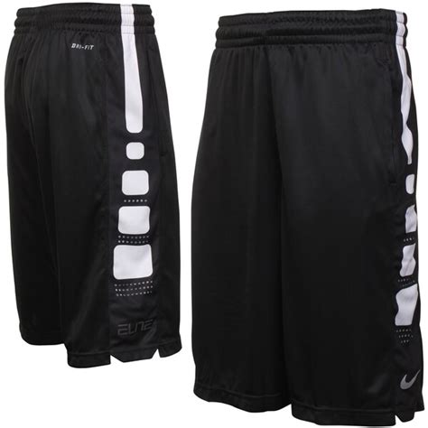 Mens Nike Elite Blackwolf Graywhite Stripe Basketball Shorts Nba Store