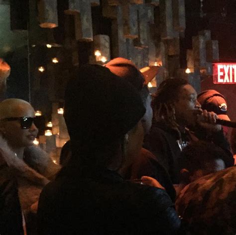 welcome to chitoo s diary amber rose and wiz khalifa as they love up at his album listening