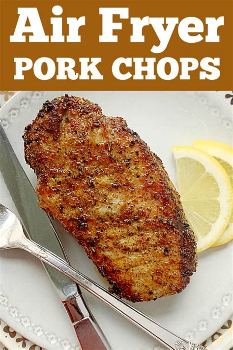 It's fantastic about how little oil is required to make these pork chops tender. Air Fryer Pork Chops - Foodtastic Mom in 2020 | Air fryer ...
