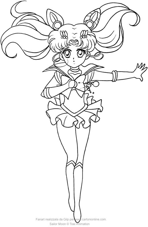 Ausmalbilder Sailor Chibiusa 水晶