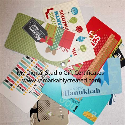 Email gift certificate for photographers, e gift card templates, customizable canva template, photography branding, digital marketing, gif. My Digital Studio Monday - Create Your Own Gift ...