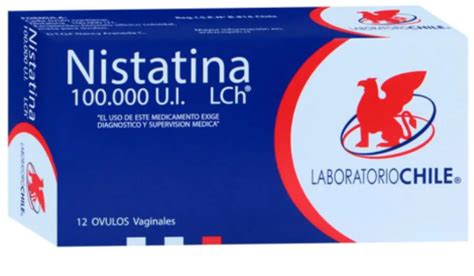 Nistatina Ovulos 100000 Ui 12 Óvulos Vaginales Farmacia Belgochilena