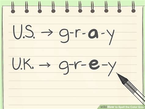 7 Tutorial Spelling Of Gray Or Grey With Video Spelling