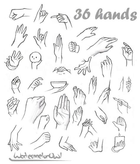36 Hands By Watermelonowl On Deviantart