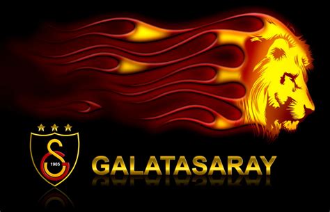 Galatasaray Fc Logo Background Dark Hd Wallpaper Gallery