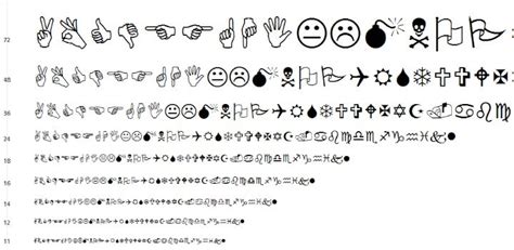 Wingdings 2 Regular Font