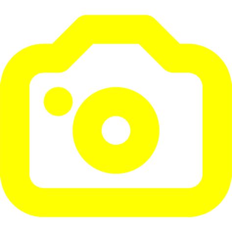 Yellow Camera 5 Icon Free Yellow Camera Icons