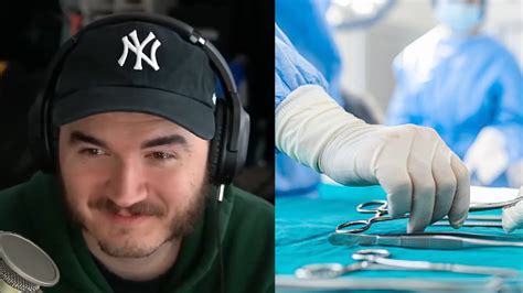 Jschlatt Shares A Disturbing Surgery Fact Reaction Youtube