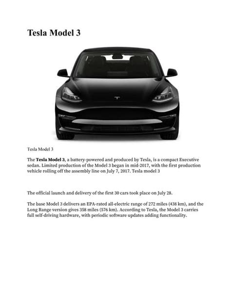 Tesla Model 3pdf
