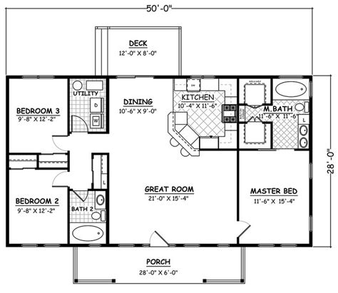 How many square feet in a 3 bedroom house. House Plan 526-00080 - Ranch Plan: 1,400 Square Feet, 3 ...