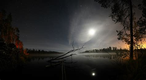 Lake At Night Russia Most Beautiful Picture Wildlife Archives