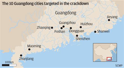guangdong is the top target in china s nationwide drug crackdown south china morning post