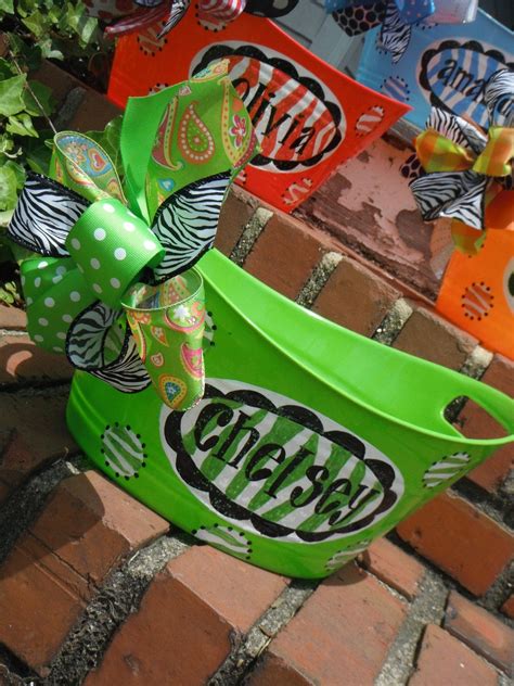 Celebrate your graduate and their landmark achievement by presenting them with a gift to congratulate their hard work. monogrammed basket, bucket.....great graduation gift ...