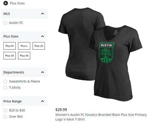 Austin Fc Gear Available In Plus Sizes And Big And Tall ⋆ 512 Soccer