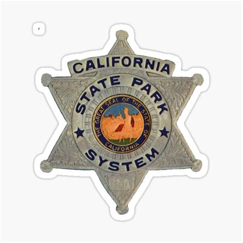 California State Park Ranger Sticker For Sale By Lawrencebaird