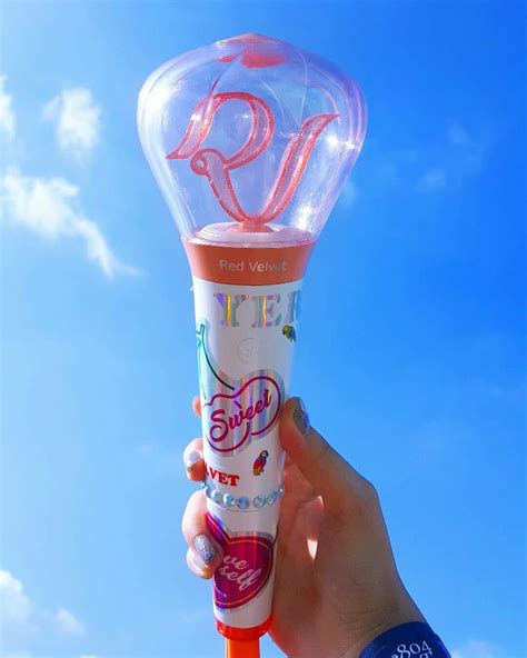 Wallpaper Lightstick Red Velvet Daily K Wave