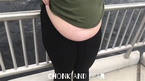 Bbw Big Belly Play In Public Fat Girlfriend Youtube