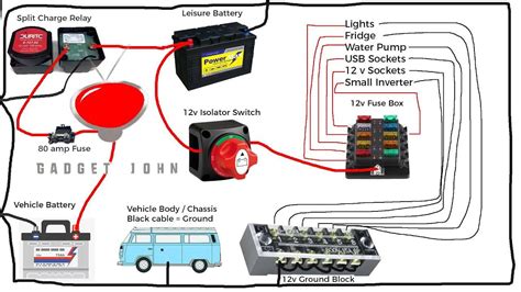 12v Auxiliary Power Schematic Wiring Diagram