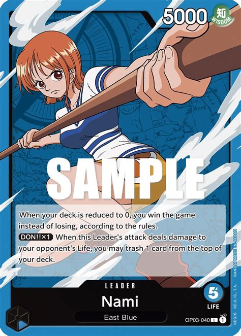 Nami Pillars Of Strength One Piece Card Game