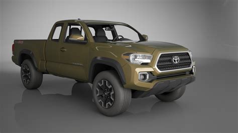 Toyota Tacoma Trd Off Road 2016 3dcg Store 3d Models Marketplace