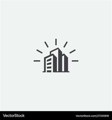 Company Base Icon Simple Sign Royalty Free Vector Image