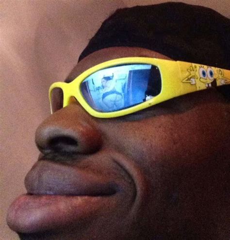 Black Guy Reaction Images Funny Sunglasses Black Guy Meme