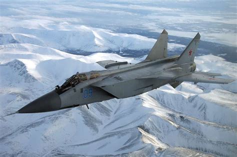Exclusive Russian Mig 31 Foxhound Carrying Huge Mystery Missile