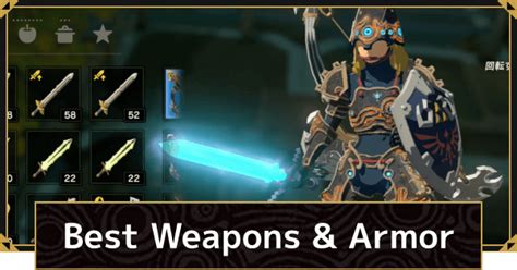 Botw Best Weapons And Armor How To Get And Location Zelda Breath Of