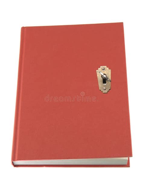 A Book And Lock And Key Combination Stock Photo Image Of Montage