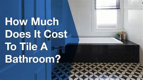 The first tile was positioned diagonally in the center of the room and pencil lines drawn around it. How Much Does it Cost to Tile a Bathroom?