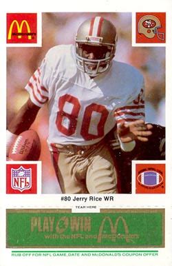 Jun 17, 2021 · this '86 set ran out the legends in their prime, usfl studs making the move to the nfl and a rookie class that was nearly impossible to top. 1986 Topps Jerry Rice Rookie Card: The Ultimate Collector's Guide | Old Sports Cards